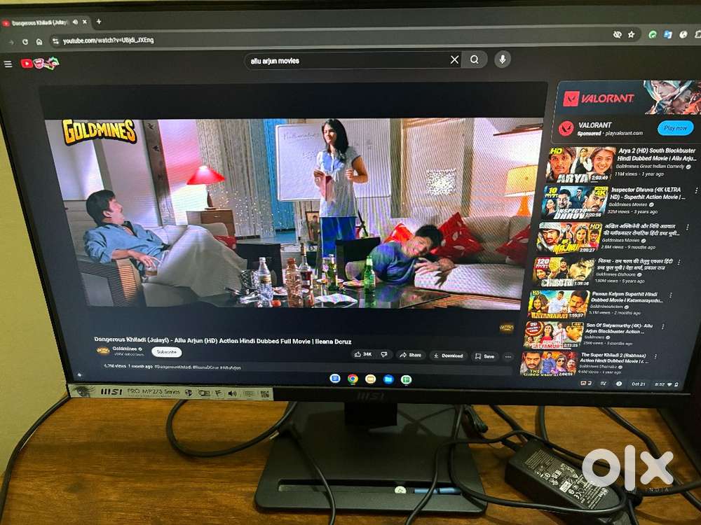 Monitor  MSI Pro MP273  27 Inch