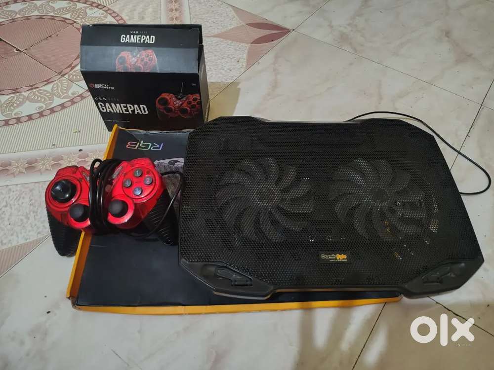 Gaming Controller AND Coco Sport Cosmic byte CoolingPad (FIX PRICE)