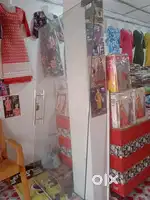 Front glass door set