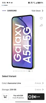 Samsung galaxy A54 mobile 8/256 EXCHANGE BHI HO JAYEGA