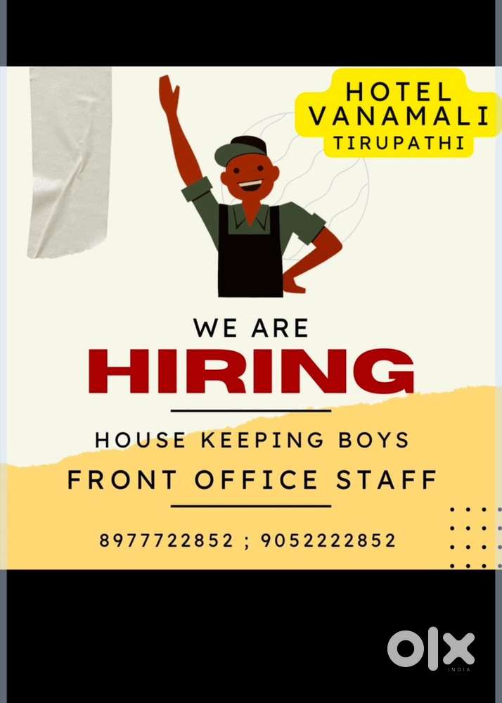 Wanted Receptionist male/famale