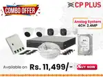 BRAND NEW 4 CHANNEL CCTV CAMERA SETUP (MAKE IN INDIA) Installation