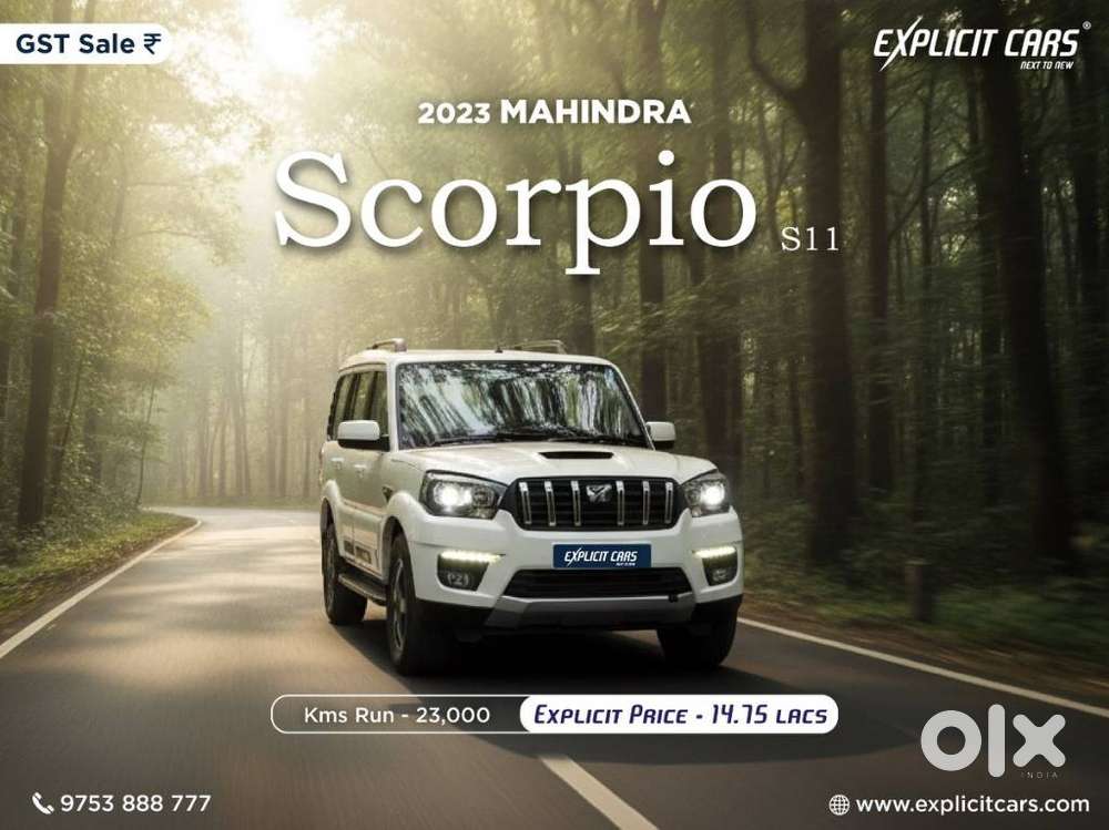 Mahindra Scorpio Classic 2.2 S 11 MT 7 CC, 2023, Petrol