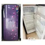 Gently used single door fridge / fully washing machine with warranty