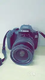 Canon EOS 3000d with 18-55mm lens