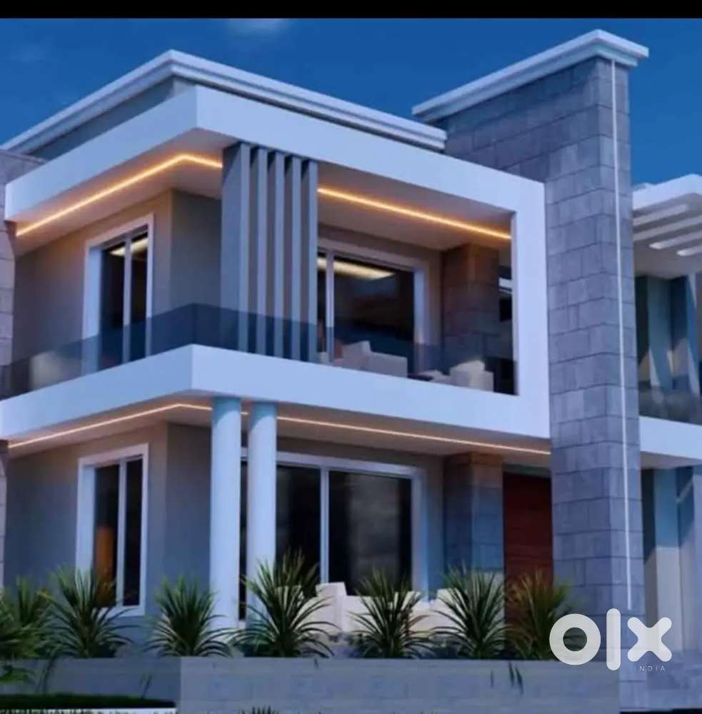 Ground 3 shops and 1bhk first 3 bhk second 1 room..