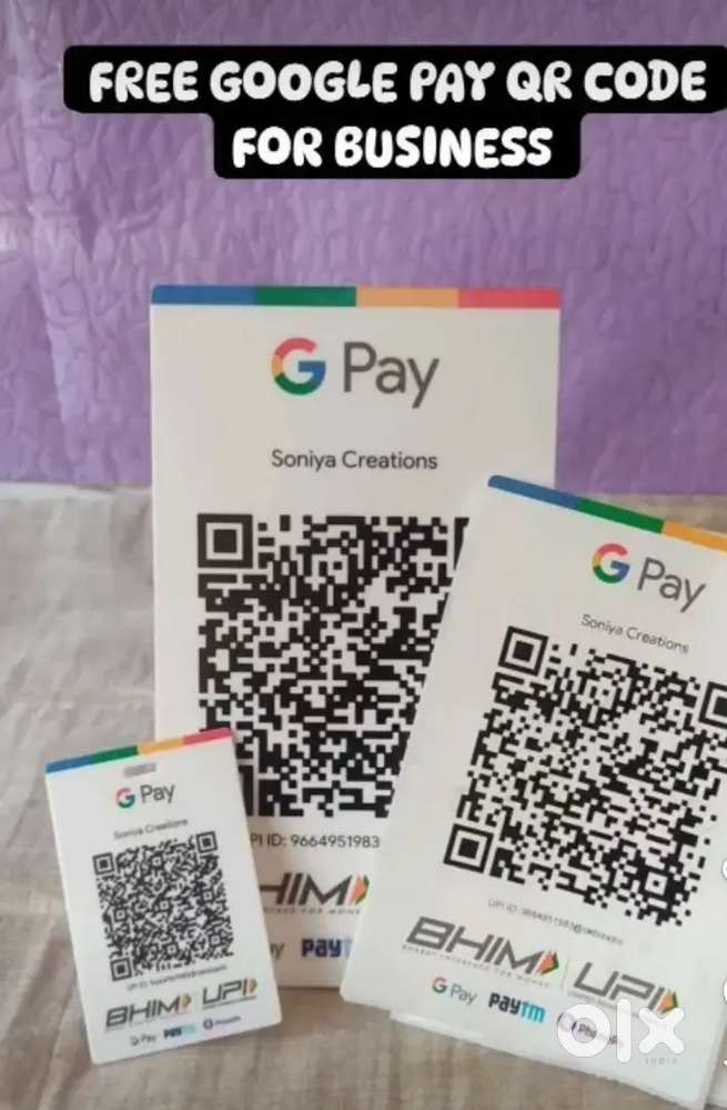 Urgent requirement for Google pay QR and sound box installation