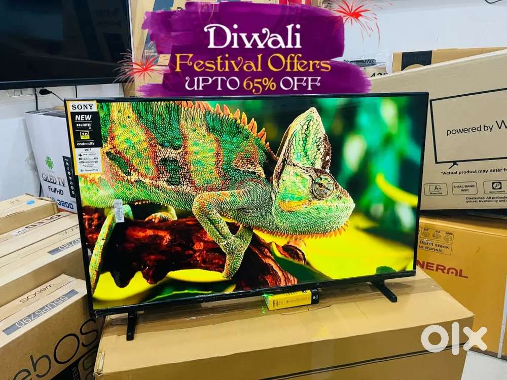 Diwali Offer 43 Frameless Smart LED TV  4K Supported + Free Gift