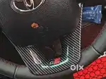 Fortuner Hilux steering add on trim carbon fibre