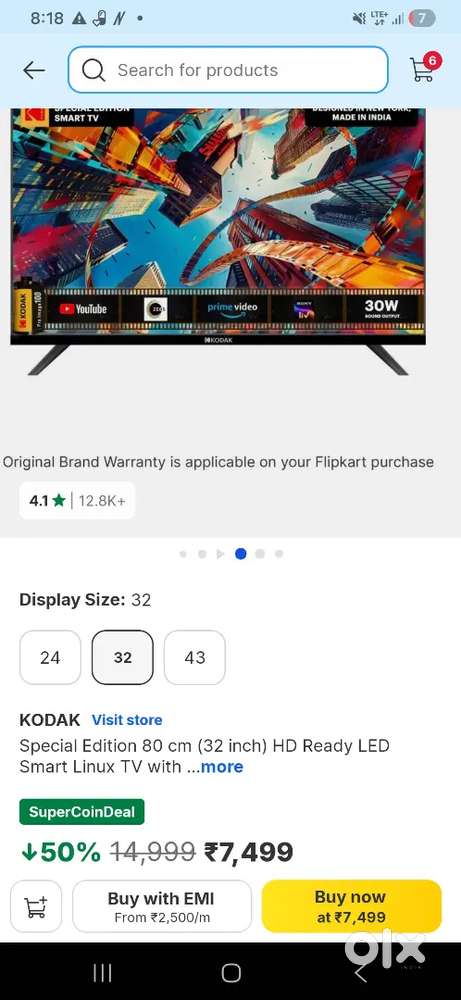 Kodak hd led tv 32 inch