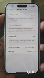 iphone 15 available in 93% battery health