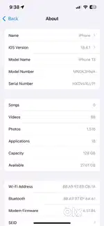 Iphone 13// 128gb