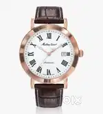 Mathey-Tissot -Automatic Swiss Made White Dial Analog Watch - For Men