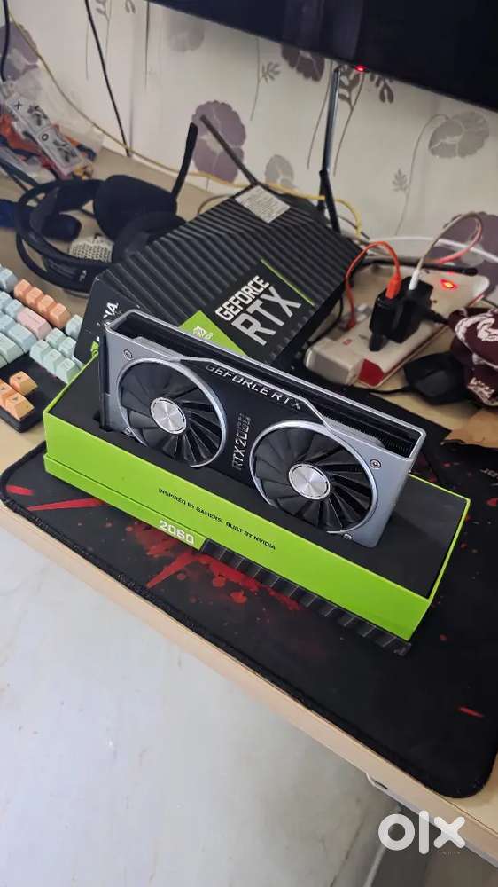 RTX 2060 6gb FOUNDERS EDITION CLEAN CONDITION BOX AVAILABLE