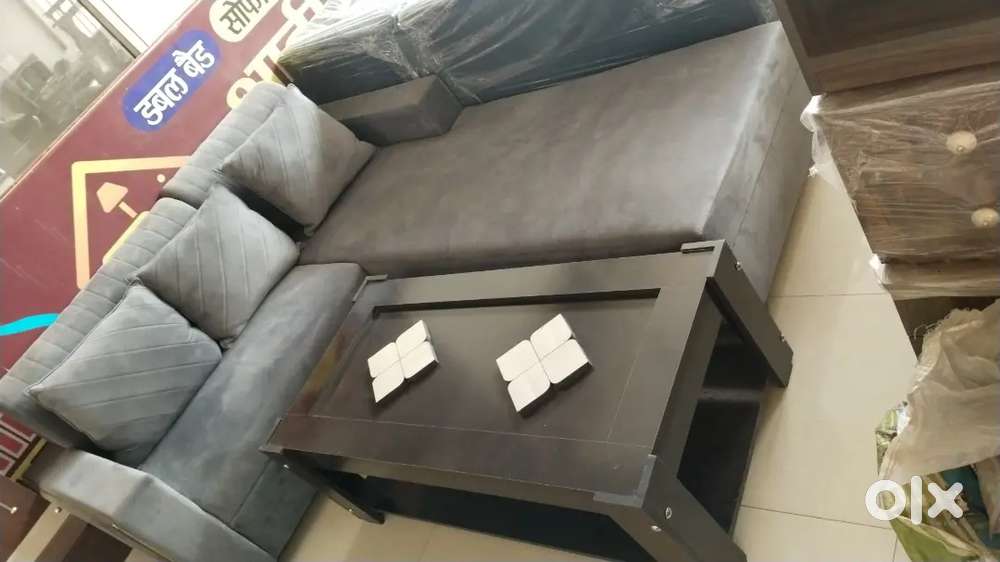 Today big sale buy new sofa 7999 L sofa 16499 EMI available