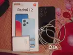 Redmi 12 4+4GB RAM 128GB ROM WITH ALL ACCESSORIESS BILL,BOX,CHARGER