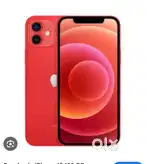 Iphone 12 64 gb red colour Bettery helth 96