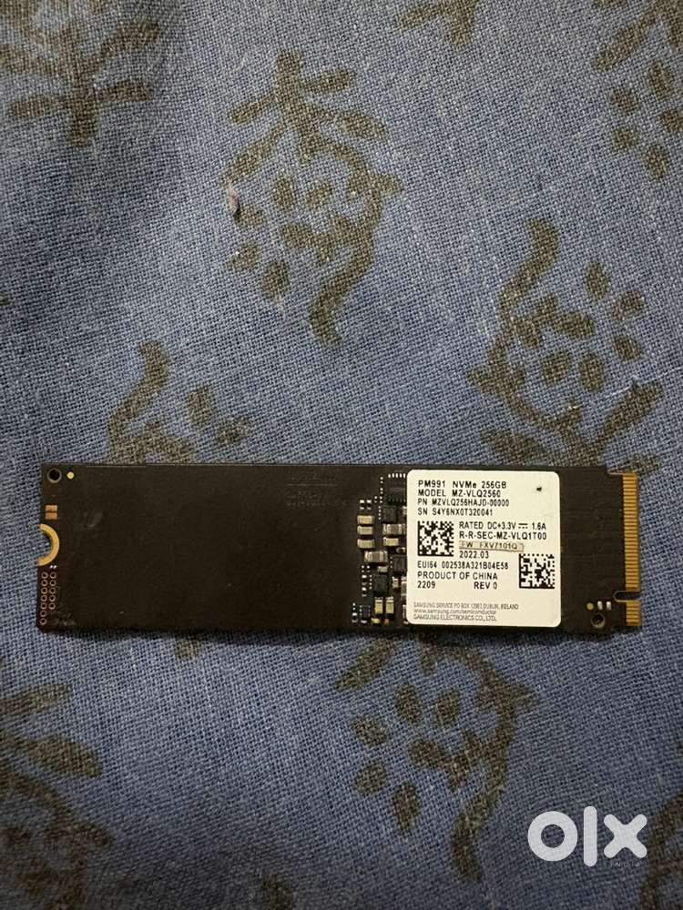 Samsung NVMe 256gb SSD for laptop