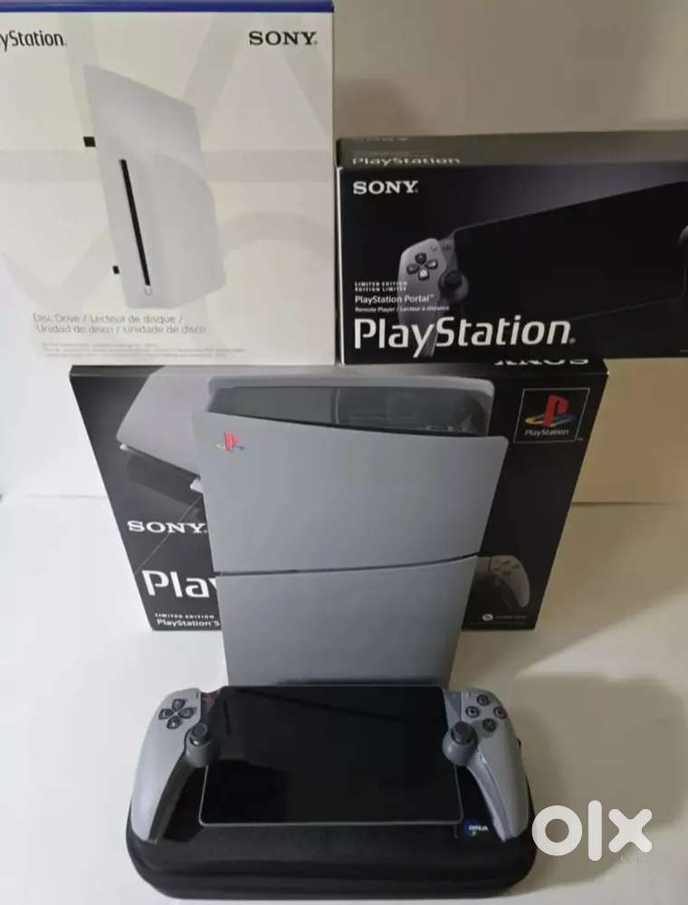 PlayStation 5 30th Anniversary Slim, Portal And Ps5 Disc Drive