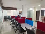 2000sqft Fully furnished 24w/s 2cabin 1conf recep 1.5lakh rent