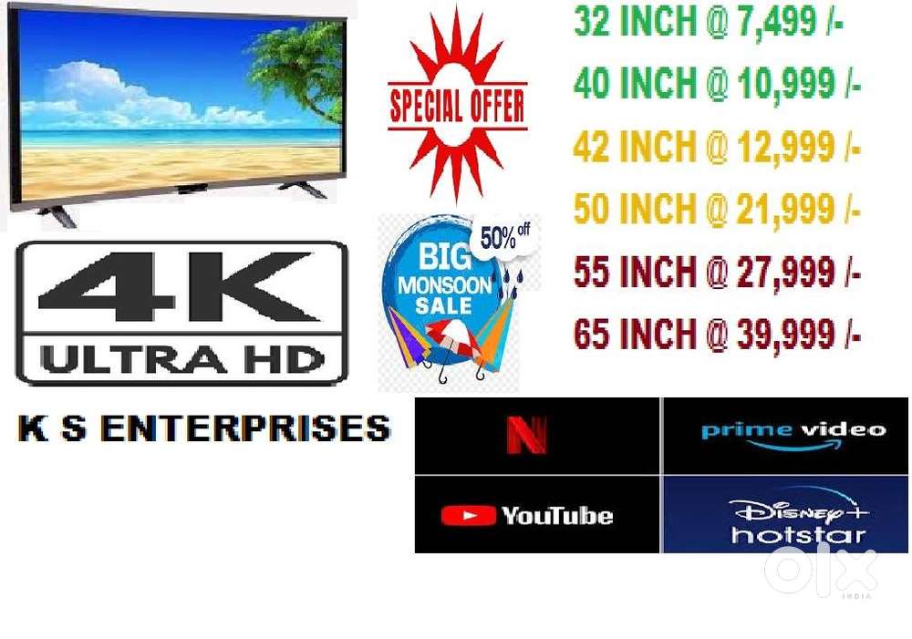 40 INCH SMART LED TV @ 10,999 /-