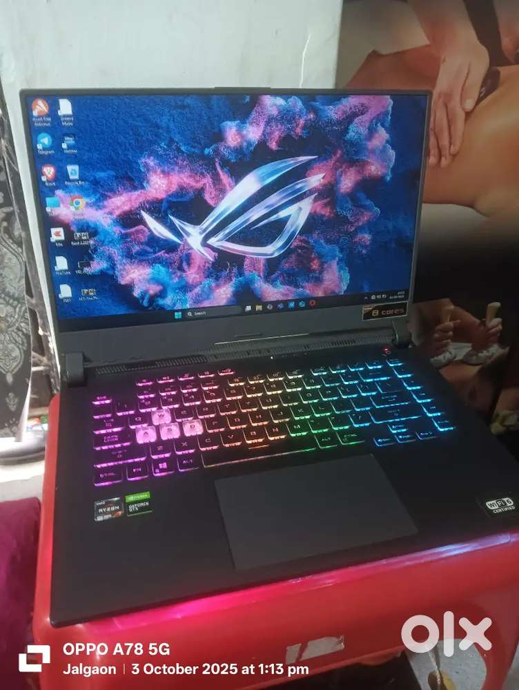 Asus Rog strike G-15 gaming laptop 8/512ssd 4 gb nvidia graphics card
