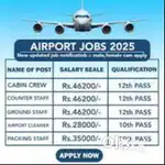AIRPORTS,GROUND STAFF, CUSTOMER, SERVICE (IMMEDIATE HIRING)