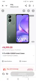 Vivo y17s 11month old