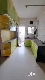 2BHK ROAD TOUCH SAMIFURNISED FLAT FOR RENT NEAR CHHANI JAKAT NAKA