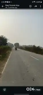 Ramipur sachendi hiway sa 300 meter andar plot