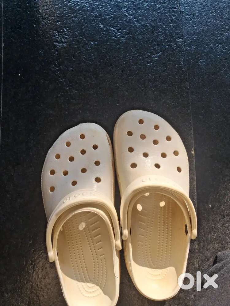 White men's crocs