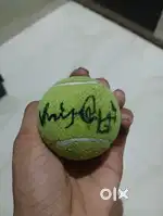 Hii everyone I am selling a  ball which is signed by Sir Virat Kohli