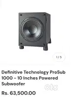Definitive active Subwoofer 10,, inch