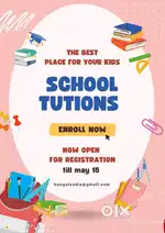 Home tution classes for students from Lkg to class 5