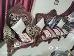 7- Seater Carved Wooden Sofa set+ Table set