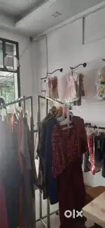 Front Glass of shop,cash counter,stands etc