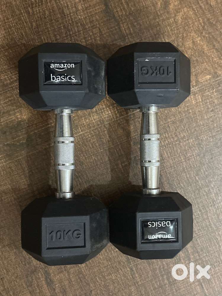 10Kg unused dumbells(pair)(20% discount)