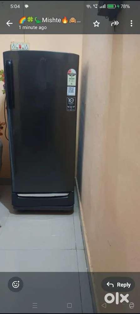 Refrigerator brand new condition 9 year plus warranty