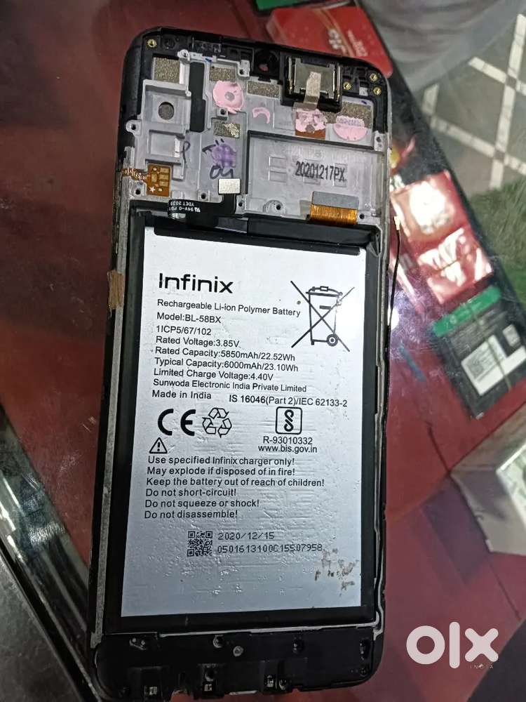 Infinix smart 4 plus display and battery