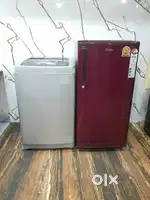 Haier single door refrigerator and lg washing machine!+_637