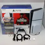 Sony PlayStation 5 Slim 1TB Disc Edition Console Bundle w/ 13 Games