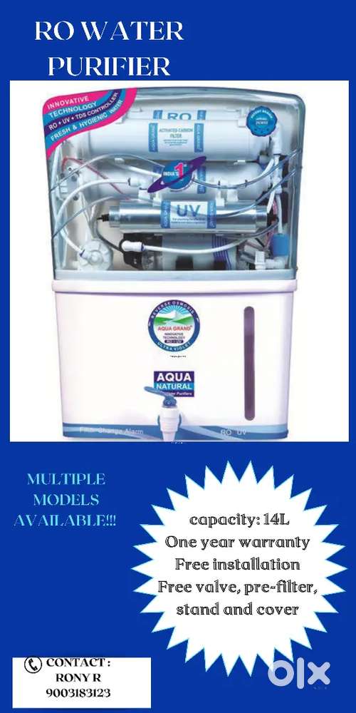 6900 - Dolphin RO water purifier -Sales and service