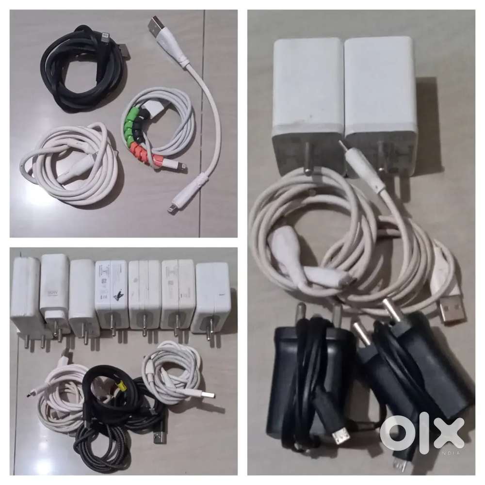 Mobile phone Adaptor and data cables at half price in gud condition