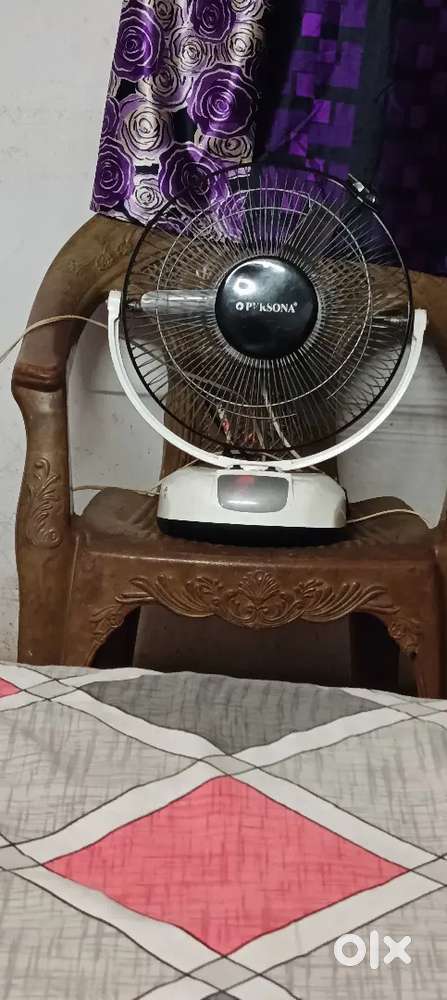 Fan AC DC battery fan