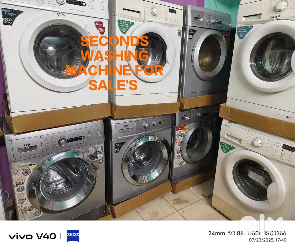 SECONDS FRONT LOAD WASHING MACHINES SALE'S