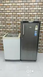 Whirlpool 200ltrs single door fridge and LG 6.2kg turbo drum top load