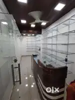 Shop counter toughened glass
