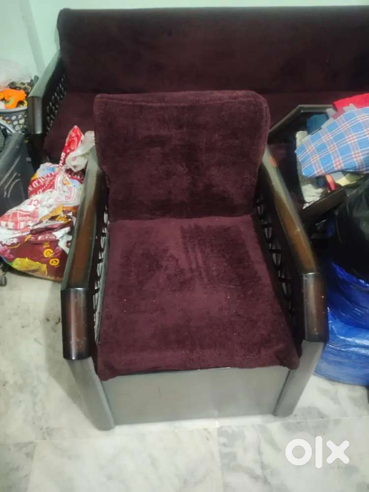 Sofa cum bed set with centre table