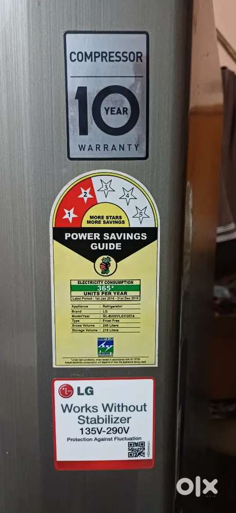 240L LG Refrigerator – Working Perfectly