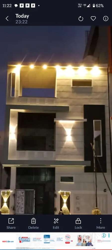 New construction individual 2BHK, G+1, house for sale